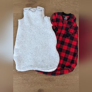 2 Baby Sleep Sacks for Newborns